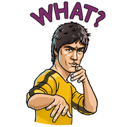 bruce dragon lee celebrity sticker_6