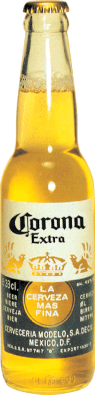 Corona Extra Beer Bottle Decal
