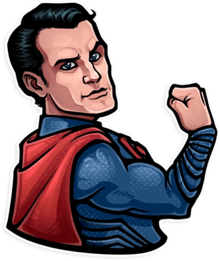 dc comics marvel comics sticker 12