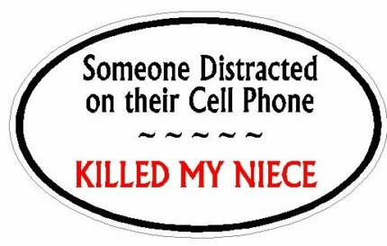 DISTRACTED DRIVER OVAL - Niece