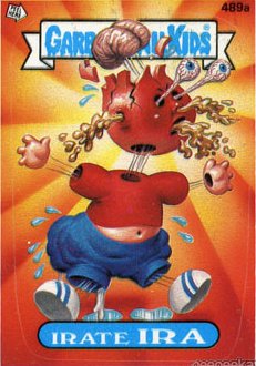 Irate IRA Funny Sticker Name Decal