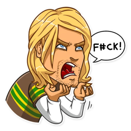 NIRVANA kurt cobain grunge is dead band sticker 13