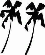 Palm Tree Decal 7