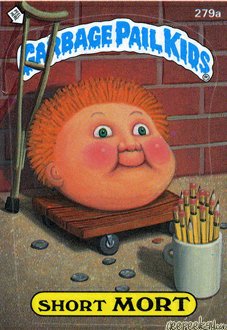 Short MORT Funny Decal Name Sticker