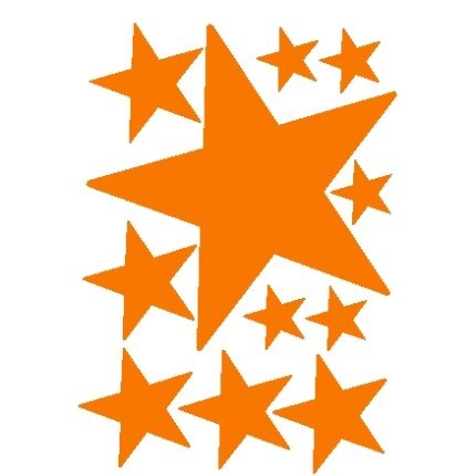 Stars Vinyl Stickers - 525