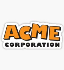 acme corp road runner sticker