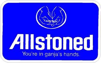 ALLSTONED GANJAS HANDS STICKER
