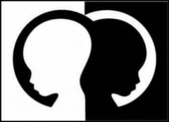 anti racism b&w baby sticker