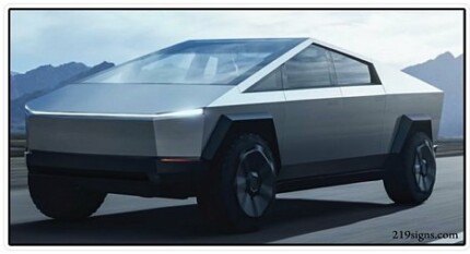 CYBERTRUCK PHOTO STICKER 3