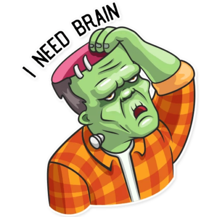 franky the monster_cartoon sticker 7