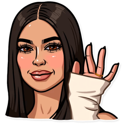 kardashian family_celebrity sticker 5