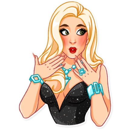 Lady Gaga_Band Sticker 26