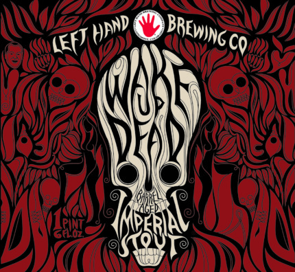 Left Hand Wake Up Dead LOGO Sticker