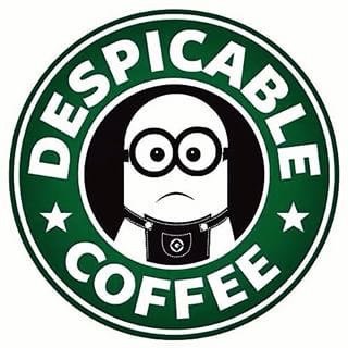 Minion Coffee Sticker