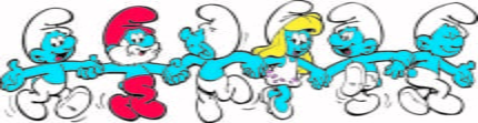Smurfs Line Up