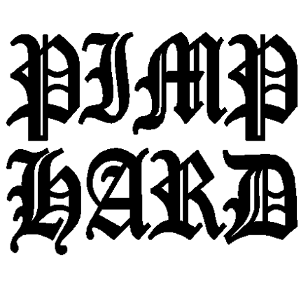 Pimp Hard decal - 298