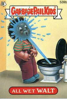 All Wet WALT Funny Sticker Name Decal