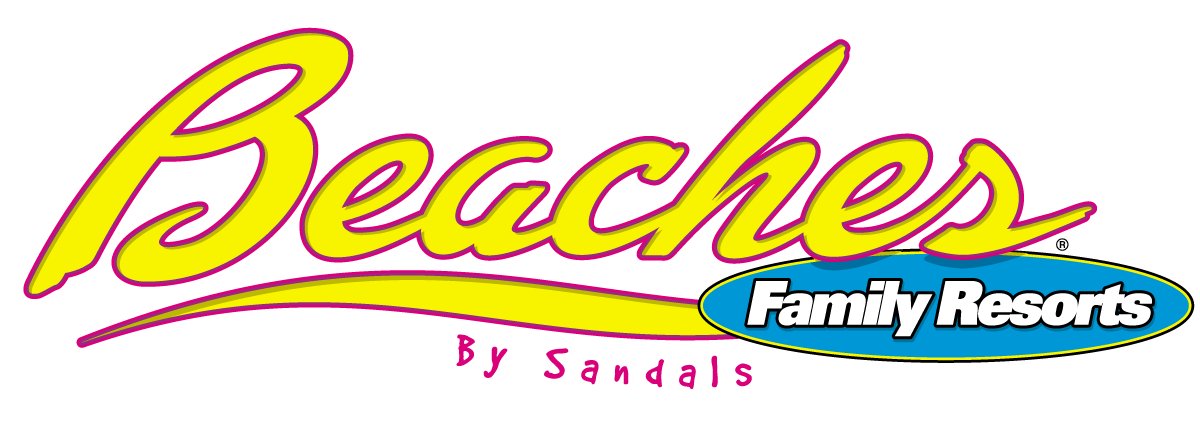 BEACHES SANDALS RESORT LOGO STICKER