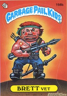 BRETT Vet Funny Sticker Name Decal