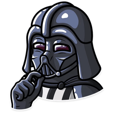 darth vader come to the dark side sticker 11