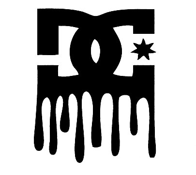 DC Shoe Painted Car Decal