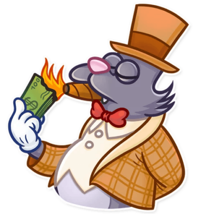 itchy and scratchy funny cartoon sticker 6