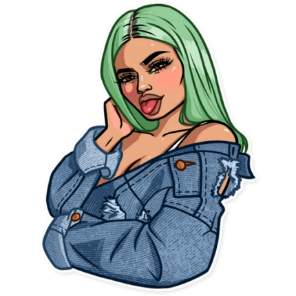 kardashian family_celebrity sticker 7