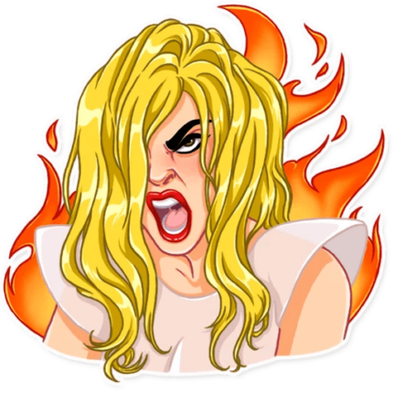 Lady Gaga_Band Sticker 15