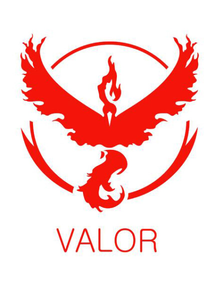 Pokemon Go Team Valor Gaming Vinyl Decal