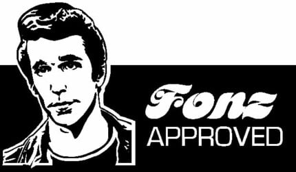 The Fonz Vinyl Diecut Decal