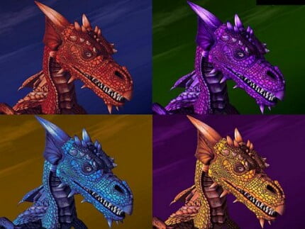 Dragons and Skull Wall Decals 26