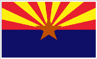 Arizona State Flag Decal