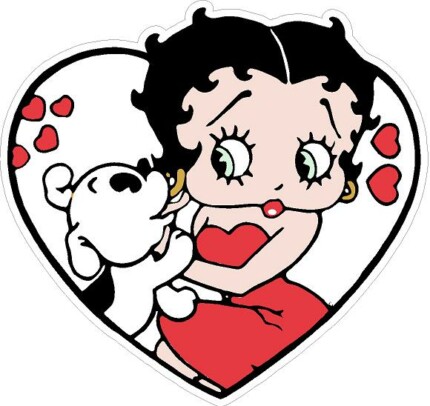 Betty Boop Decals 16 COLOR