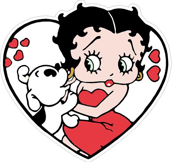 Betty Boop Decals 16 COLOR