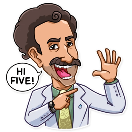 BORAT very nice funny car sticker 30