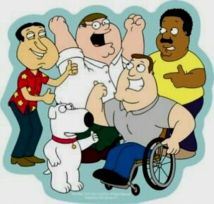 Family Guy Sticker Color