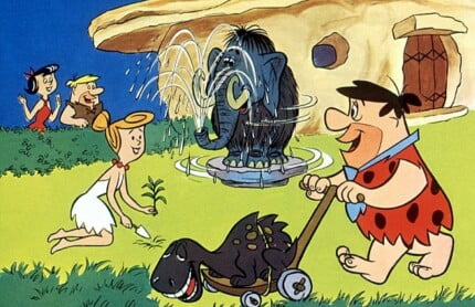 Flintstones and Rubbles Color Decal Sticker