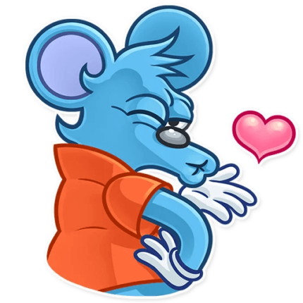 itchy and scratchy funny cartoon sticker 2