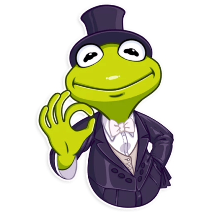 kermit the FROG muppet show_sticker 18
