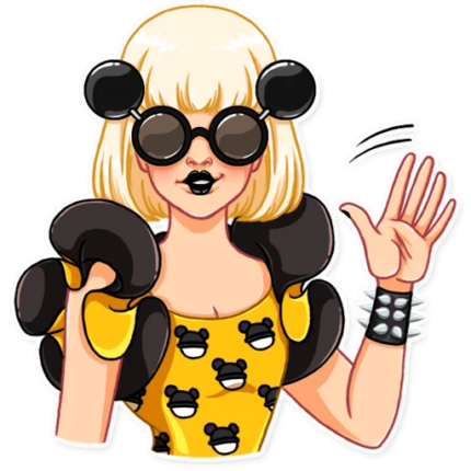 Lady Gaga_Band Sticker 5