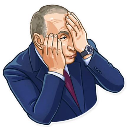 president vladimir putin political sticker 23