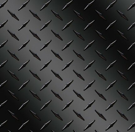 Diamond Plate Black Vinyl Sheet
