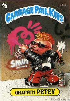 Graffity PETEY Funny Sticker Name Decal