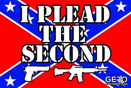 I PLEAD THE SECOND 2ND AMENDMENT DECAL - CONFEDERATE STICKER