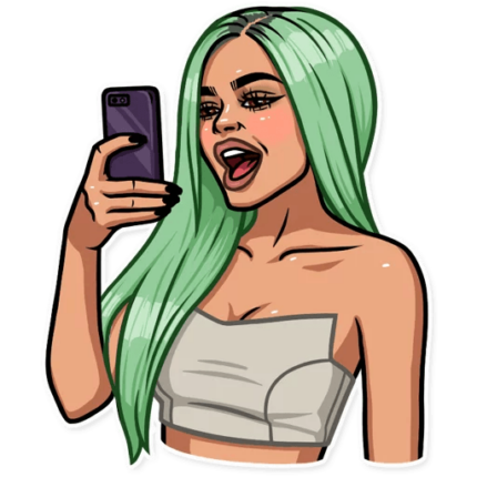 kardashian family_celebrity sticker 14