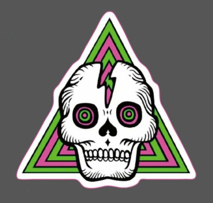 Leaflet-Cartoon-Dead-Fly skull sticker