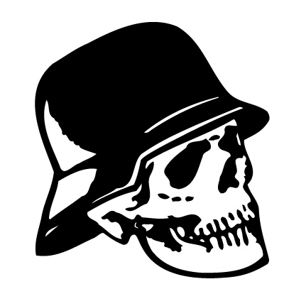 Nazi Skull Decal 5