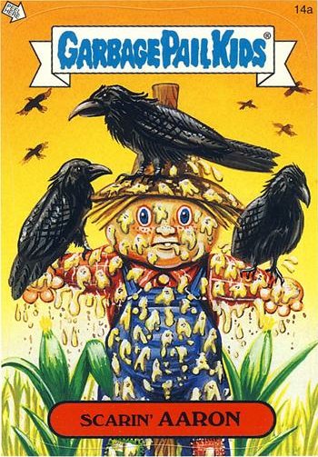 Scarin AARON Funny Decal Name Sticker