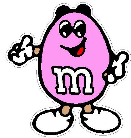 M&M PEANUT PINK