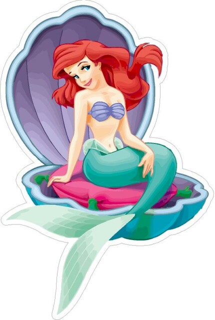 ARIEL LITTLE MERMAID STICKER 1